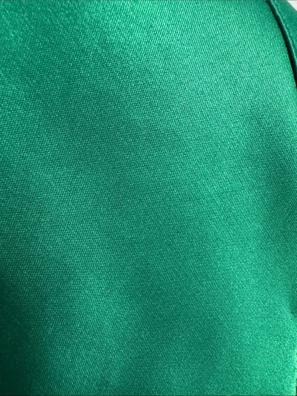 NY Collection Green Trench Coat with Waist Tie - women’s
